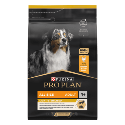 PURINA® PRO PLAN® All Sizes Adult Dog Light/Sterilised Rich in Chicken