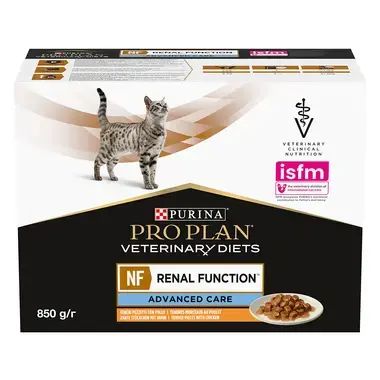 PURINA® PRO PLAN® VETERINARY DIETS NF Renal Function™ Advanced Care ar vistas gaļu